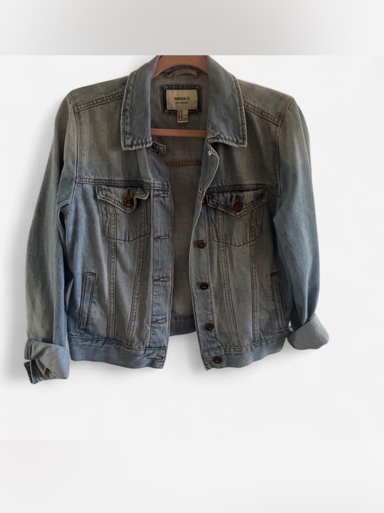 Forever 21 Jackets & Blazers - Forever 21 Light Blue Denim Jacket